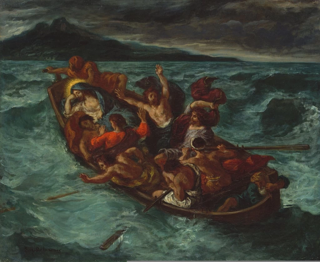 Cristo addormentato durante la tempesta, 1853 - Metropolitan Museum of Art, New York250, Eugène Delacroix, Metropolitan Museum of Art, New York
